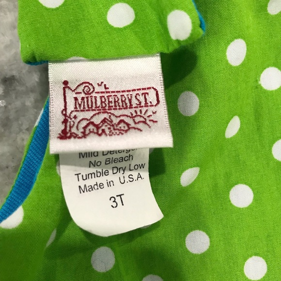 Mulberry Street Reversible Girl’s Owl Dress Size 3T - Picture 2 of 5